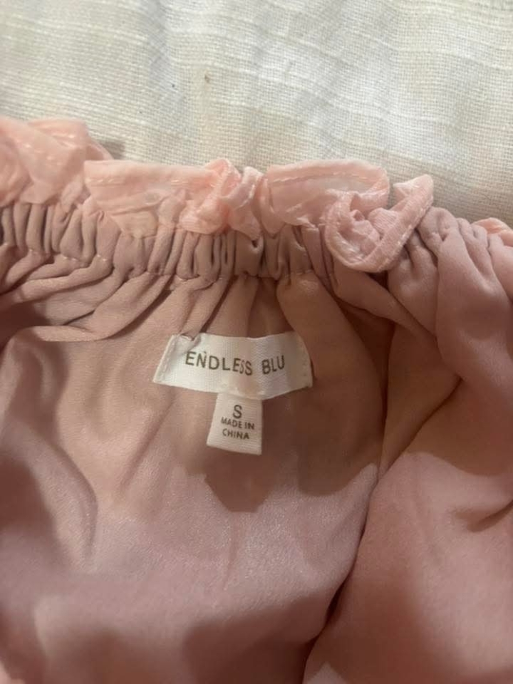 Endless Blu Women's Pink Tank Top - Soft Blush